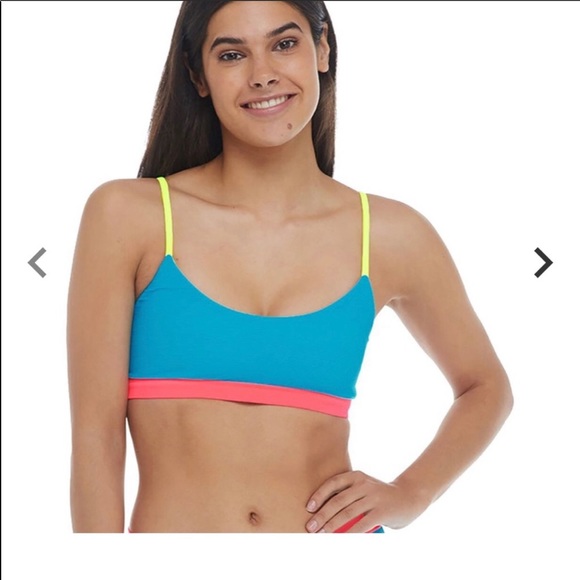 Body Glove Aro Scoop Multi Color Block Bikini. - Picture 3 of 8